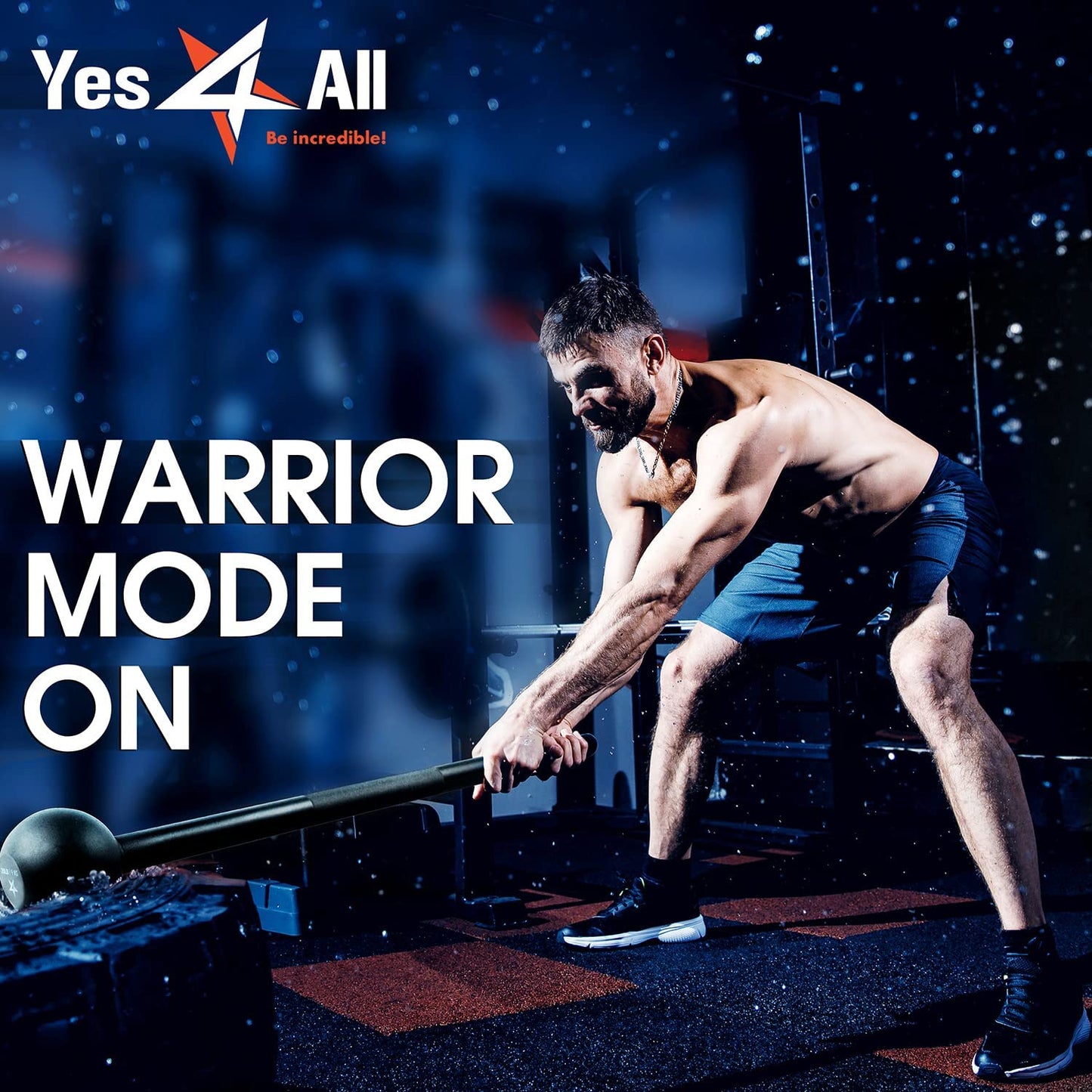 Ultimate Steel Mace Bell for Full Body Strength Training - Perfect for Muscle, Shoulder, Grip & Forearm Workouts - Available in 5 to 30 Lbs for Men & Women