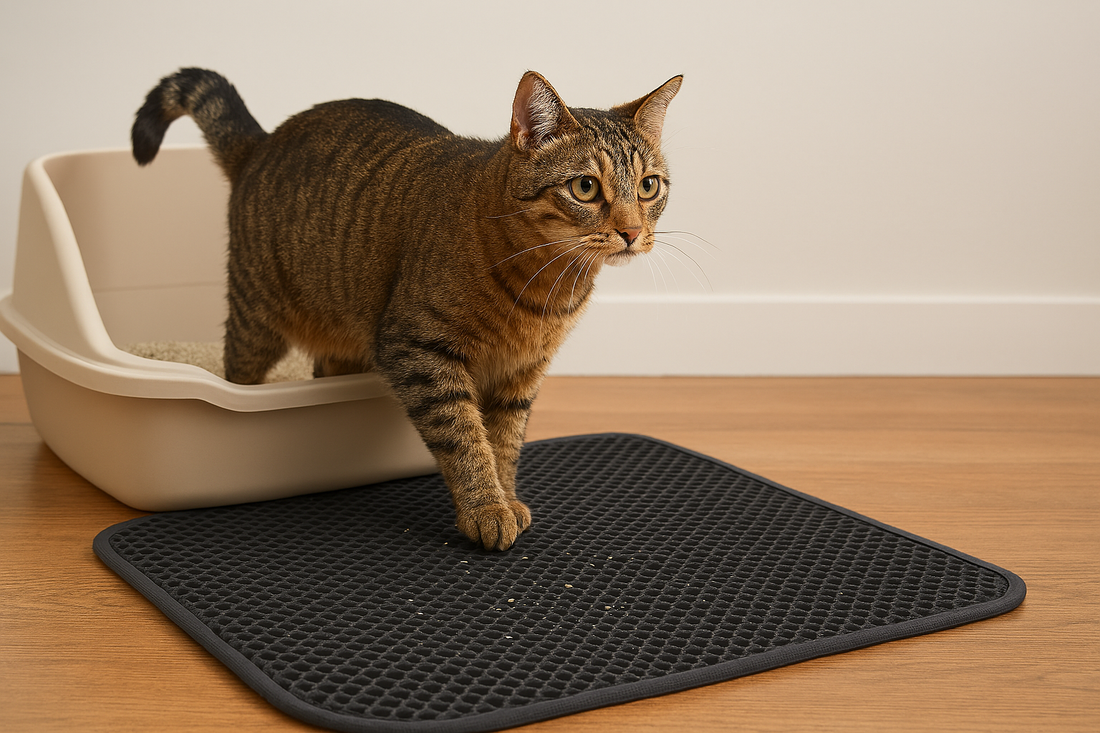litter mats for tracking control