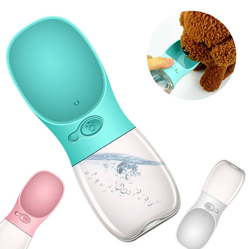Dog & Cat Travel Water Bottle – Leak-Proof Portable Cup