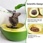 Playful Avocado Pet Bowl – Automatic Water & Food Feeder 1