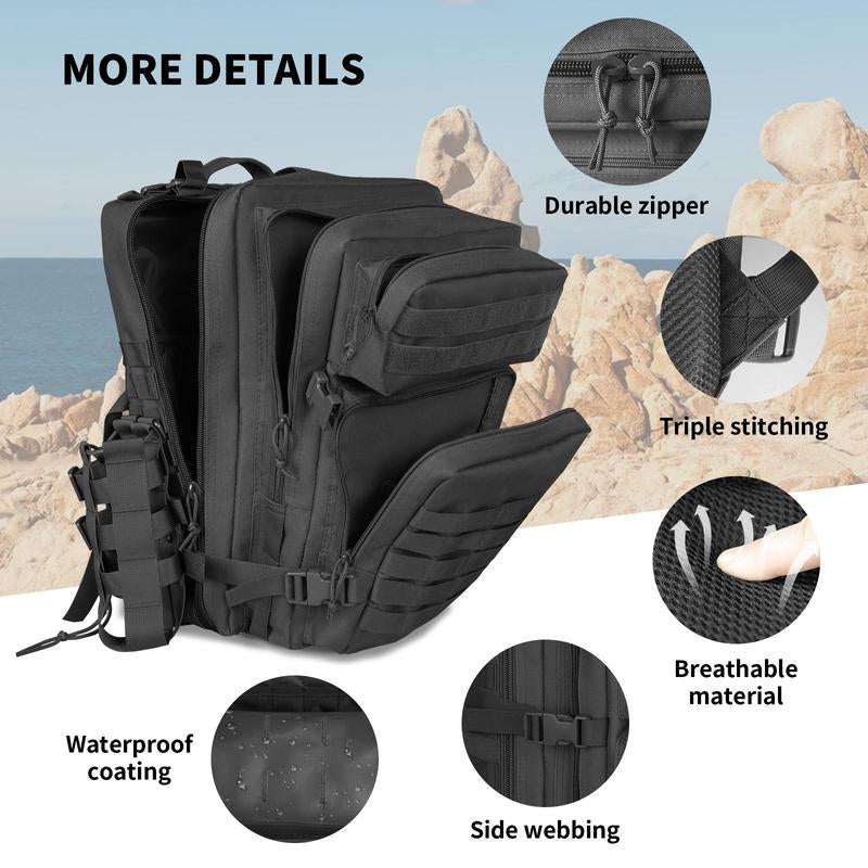 Explore the Great Outdoors with the 45L Large Tactical Backpack - Perfect for Military, Hiking, and Everyday Adventures!