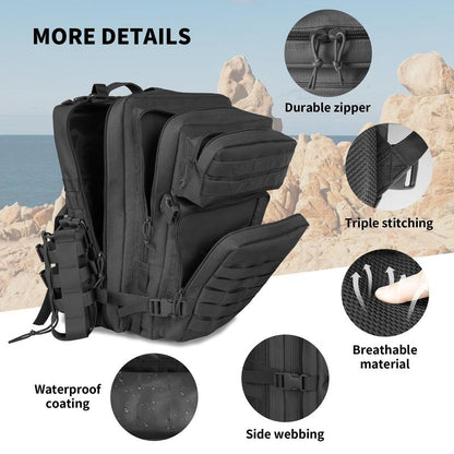 Explore the Great Outdoors with the 45L Large Tactical Backpack - Perfect for Military, Hiking, and Everyday Adventures!