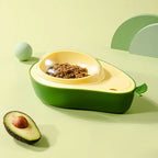 Playful Avocado Pet Bowl – Automatic Water & Food Feeder 1
