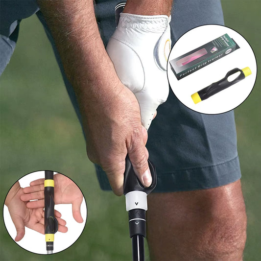 Golf Grip Correction Device - Essential Training Aid for Beginners to Perfect Club Handling